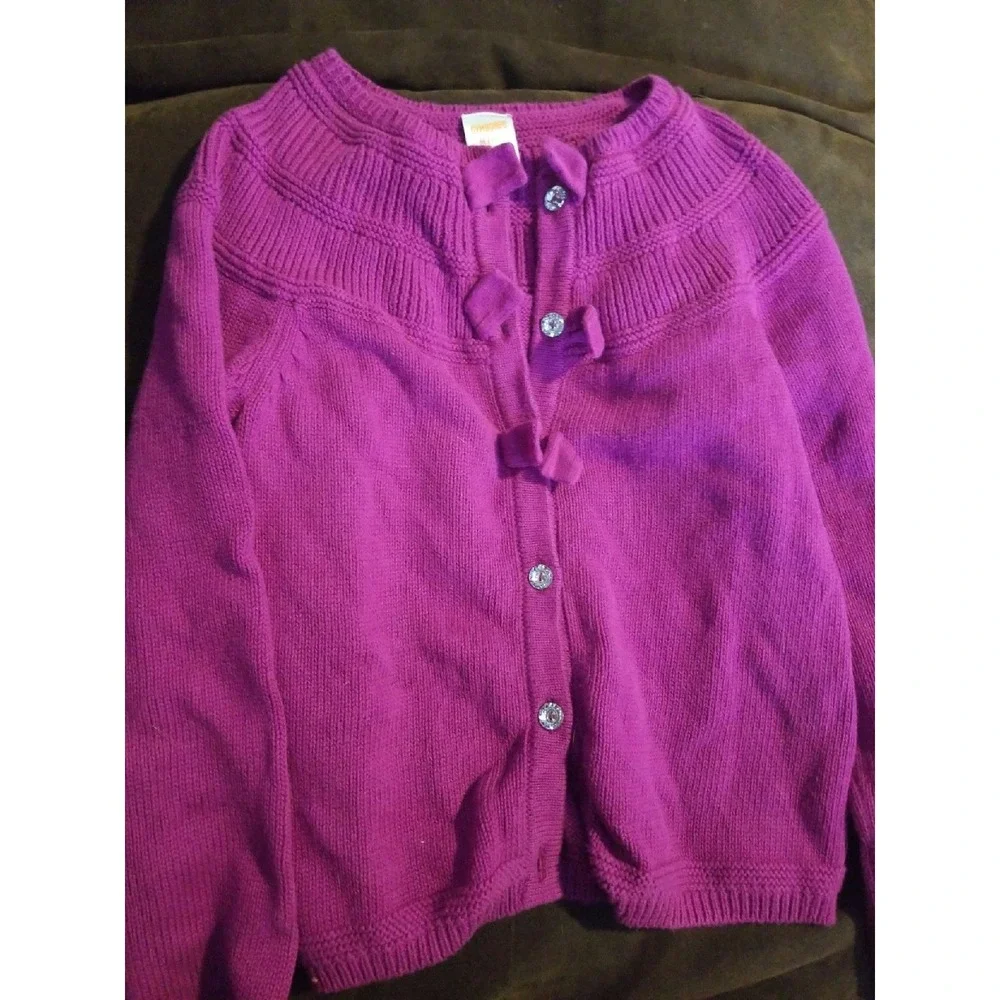 Gymboree sparkle kitty cardigan 7 8